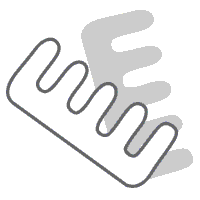 separator separatory pedicure białe i różowe